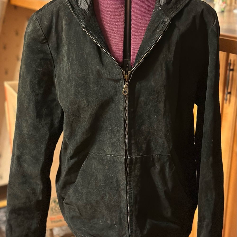 Middlebrook Park Hooded Leather Jacket
